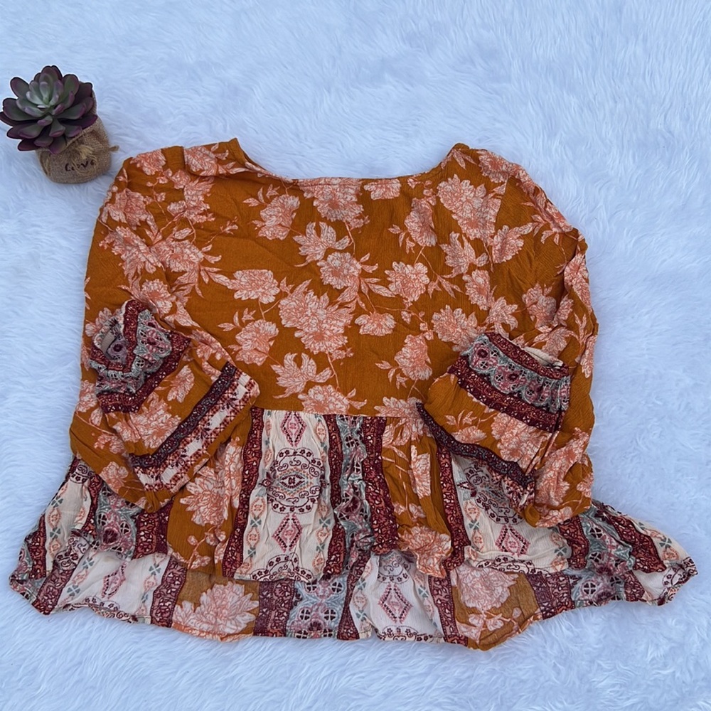 Floral Boho Top